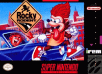Rocky Rodent Super Nintendo  box art
